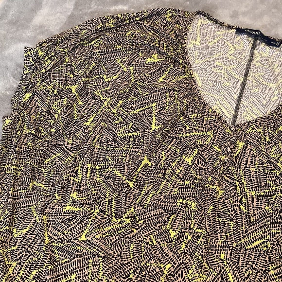 ELOQUII by The Limited Shirt Bat Wing Geometric Print WOMEN’S Size 18 / 20 - Picture 4 of 10